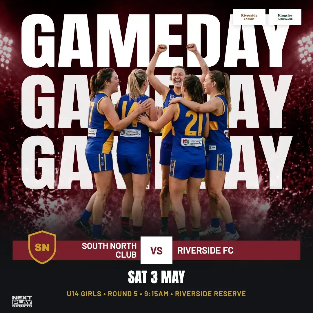 The same game day poster in maroon, white and gold